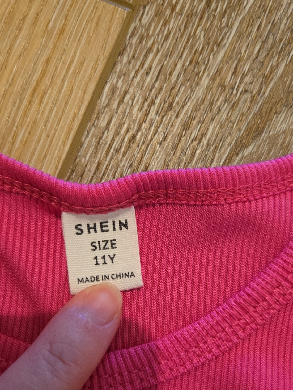 Two Shein Crop Ribbed Tanks - Picture 2 of 2